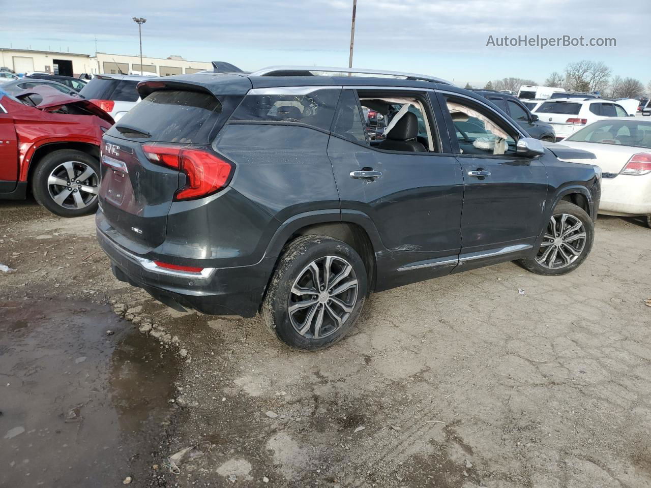 2019 Gmc Terrain Denali Gray vin: 3GKALXEX8KL354403