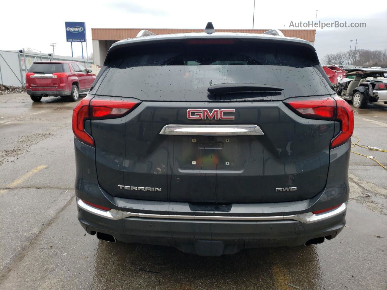 2019 Gmc Terrain Denali Gray vin: 3GKALXEX9KL174248