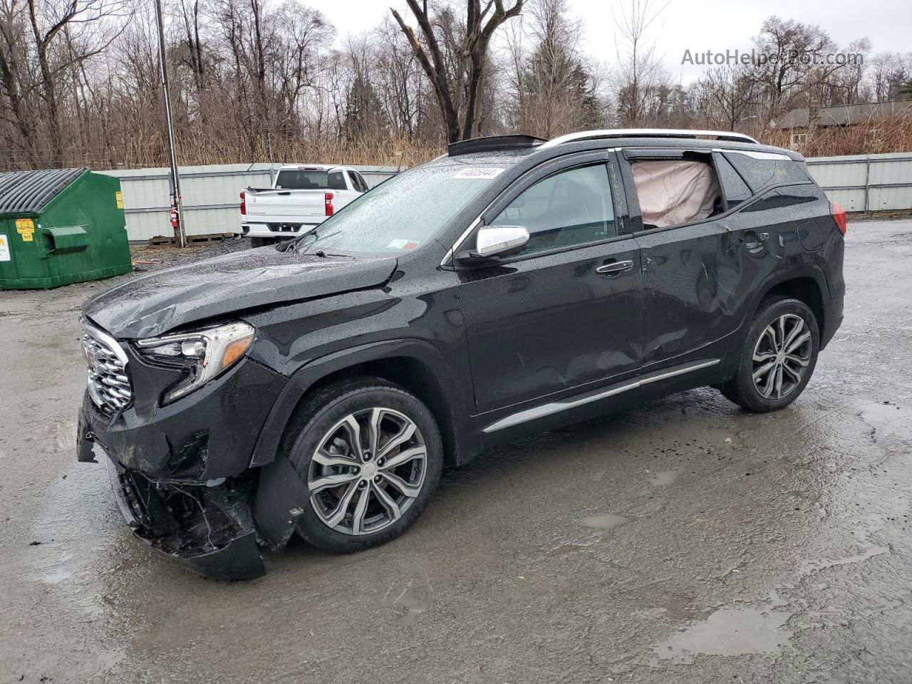 2020 Gmc Terrain Denali Черный vin: 3GKALXEX9LL154504