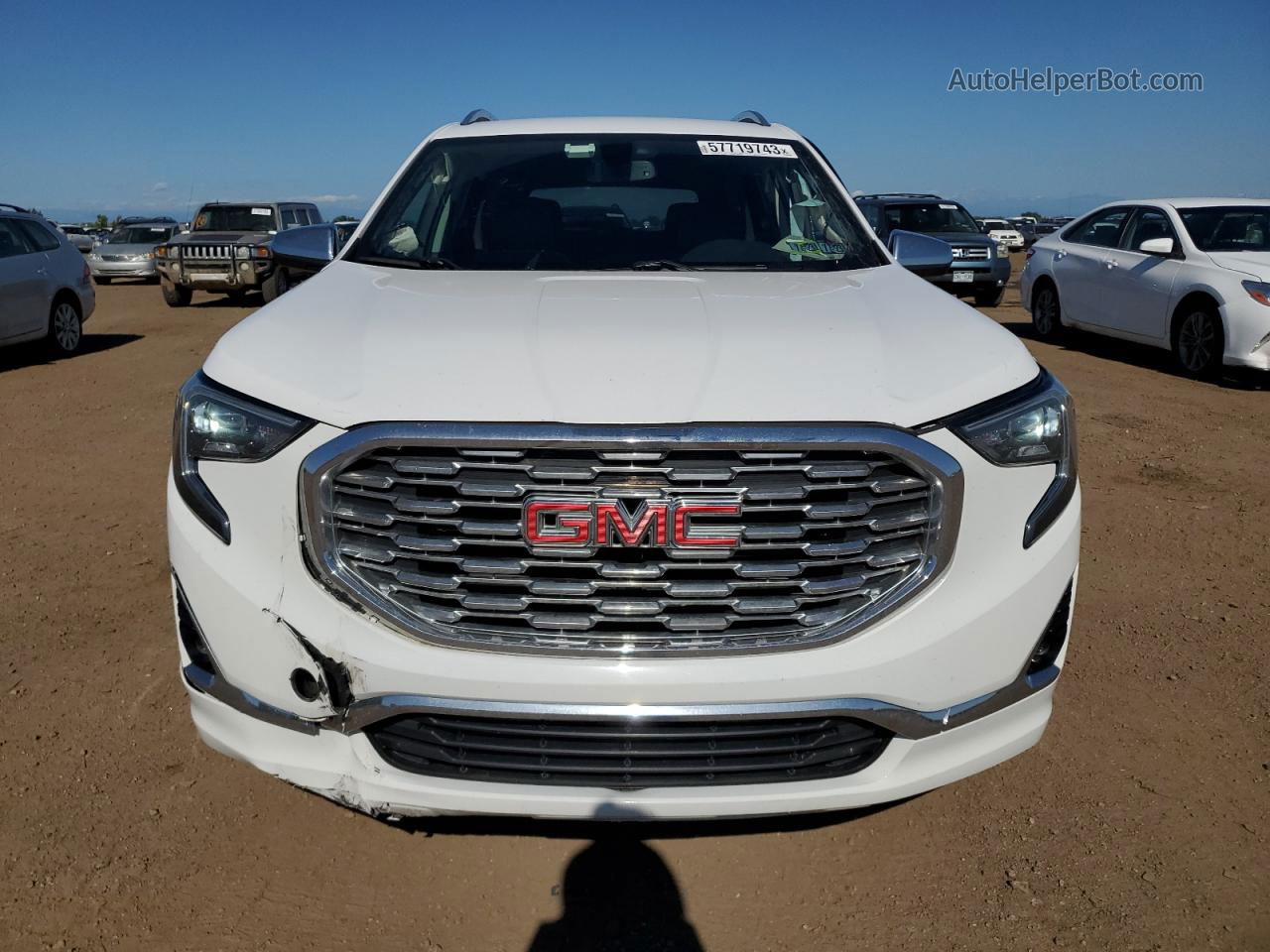 2019 Gmc Terrain Denali White vin: 3GKALXEXXKL112681