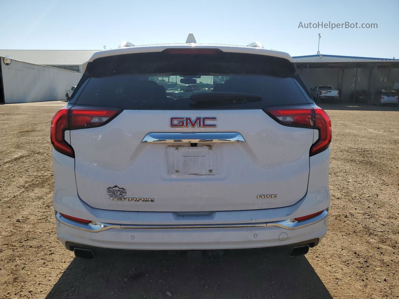 2019 Gmc Terrain Denali White vin: 3GKALXEXXKL112681