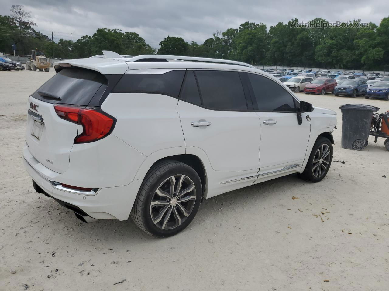 2019 Gmc Terrain Denali White vin: 3GKALXEXXKL129240