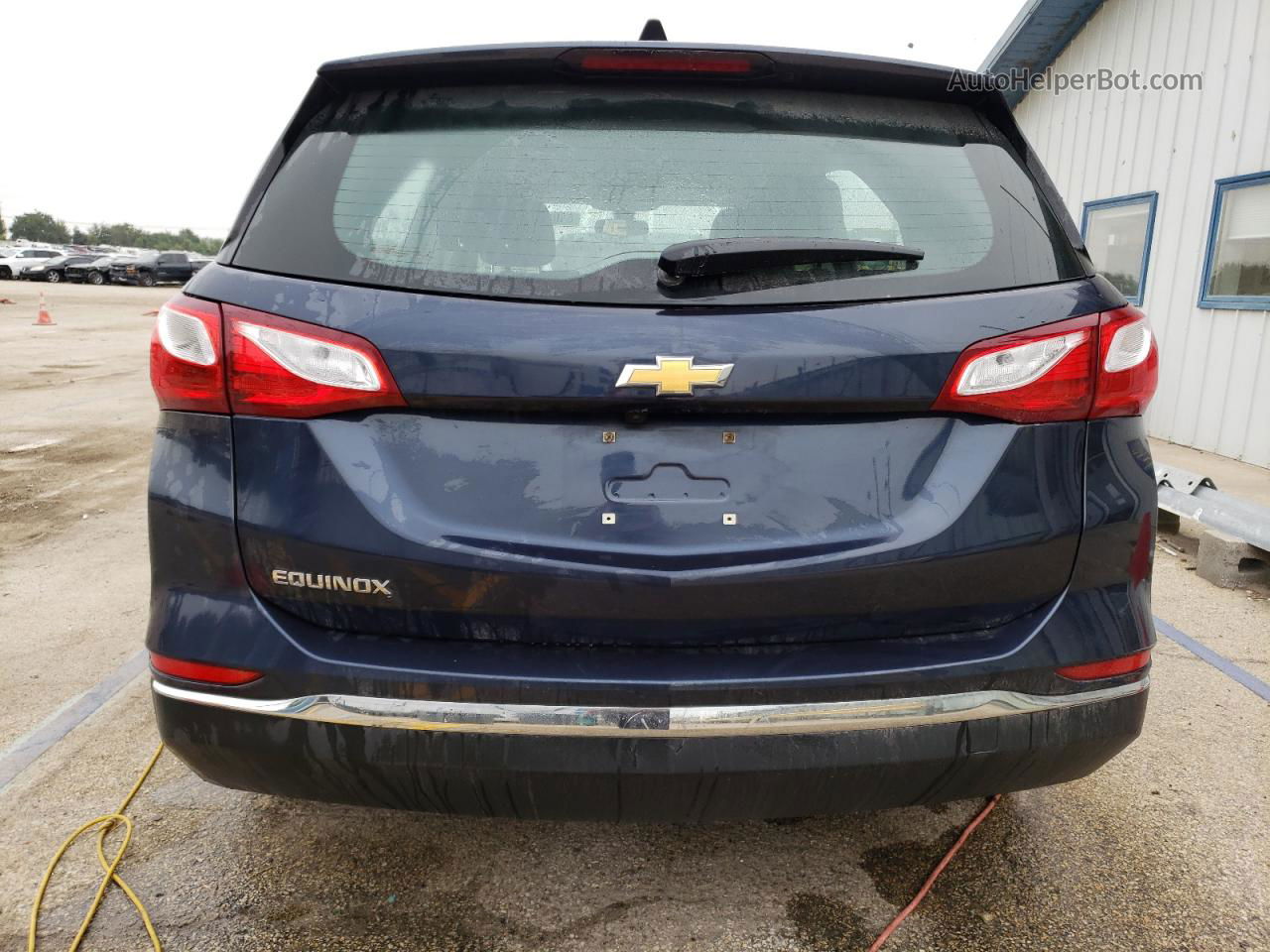 2018 Chevrolet Equinox Ls Blue vin: 3GNAXHEV0JL354762