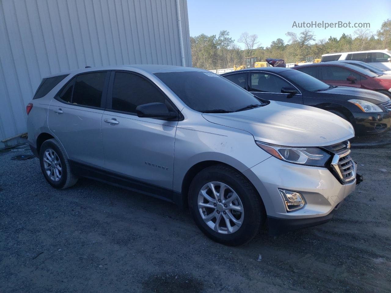 2020 Chevrolet Equinox Ls Gray vin: 3GNAXHEV0LS540116