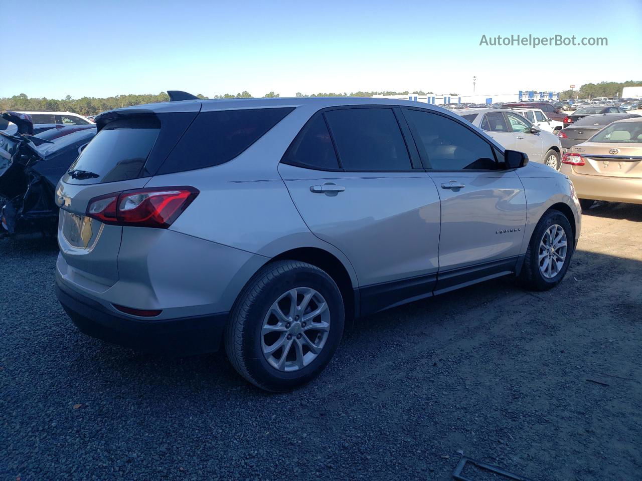 2020 Chevrolet Equinox Ls Серый vin: 3GNAXHEV0LS540116