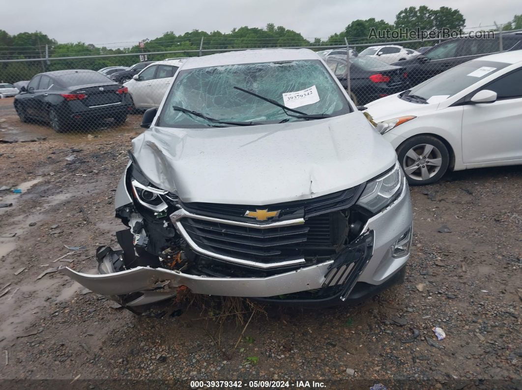 2018 Chevrolet Equinox Ls Silver vin: 3GNAXHEV1JS579990