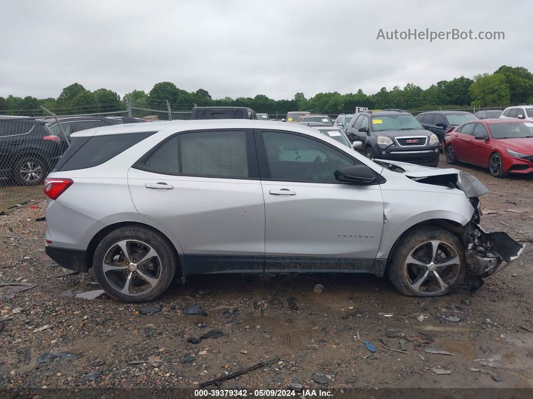 2018 Chevrolet Equinox Ls Silver vin: 3GNAXHEV1JS579990