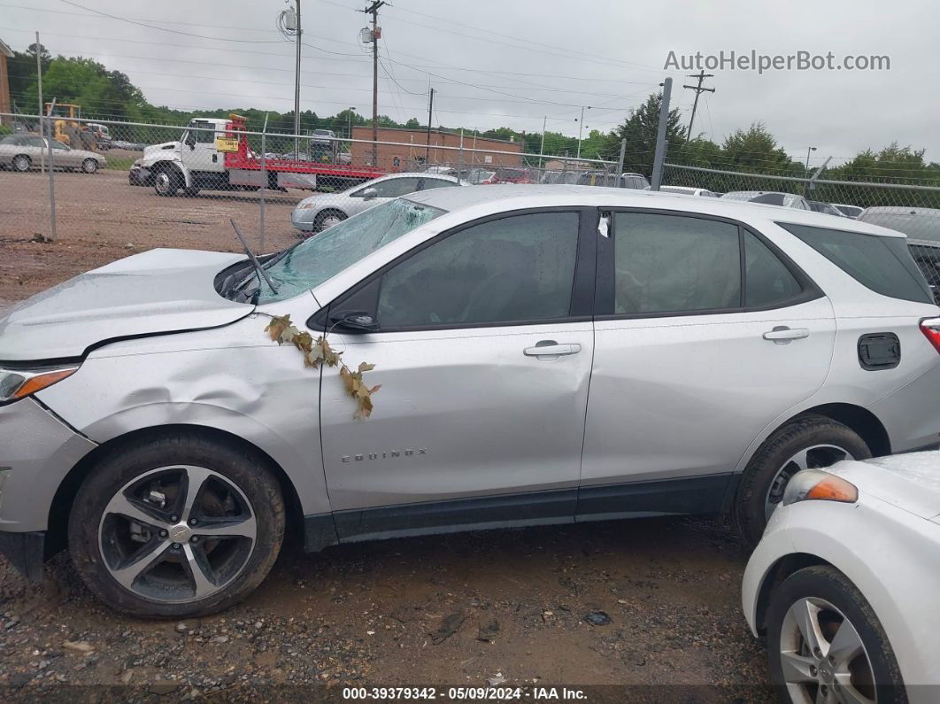 2018 Chevrolet Equinox Ls Silver vin: 3GNAXHEV1JS579990