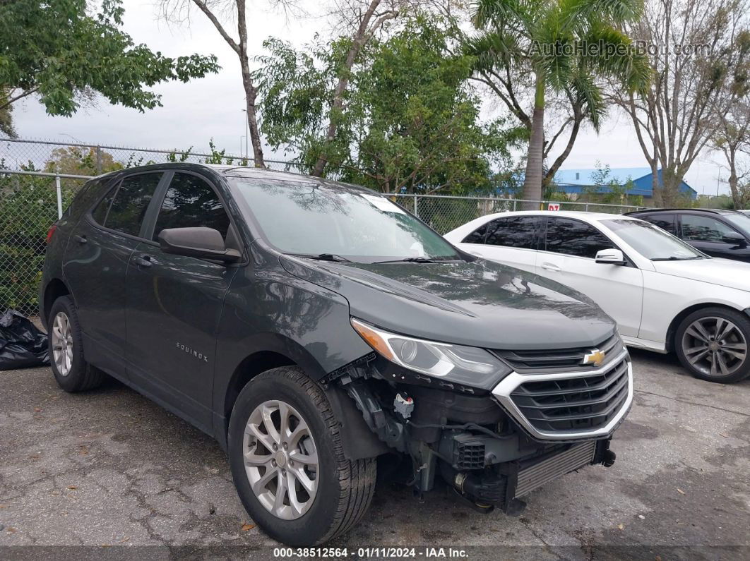 2020 Chevrolet Equinox Fwd Ls Gray vin: 3GNAXHEV1LS606589