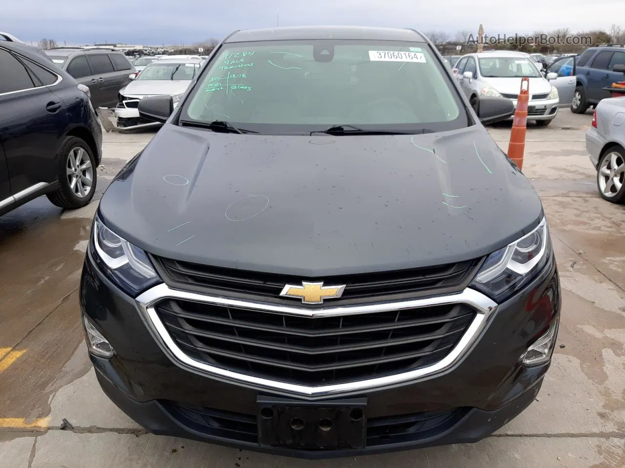 2020 Chevrolet Equinox Ls Charcoal vin: 3GNAXHEV1LS672351