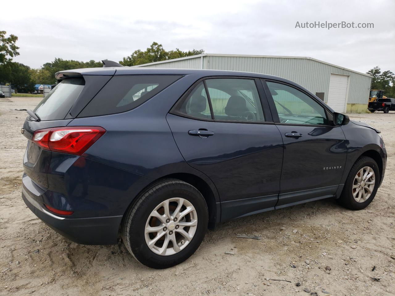 2018 Chevrolet Equinox Ls Синий vin: 3GNAXHEV2JS537263