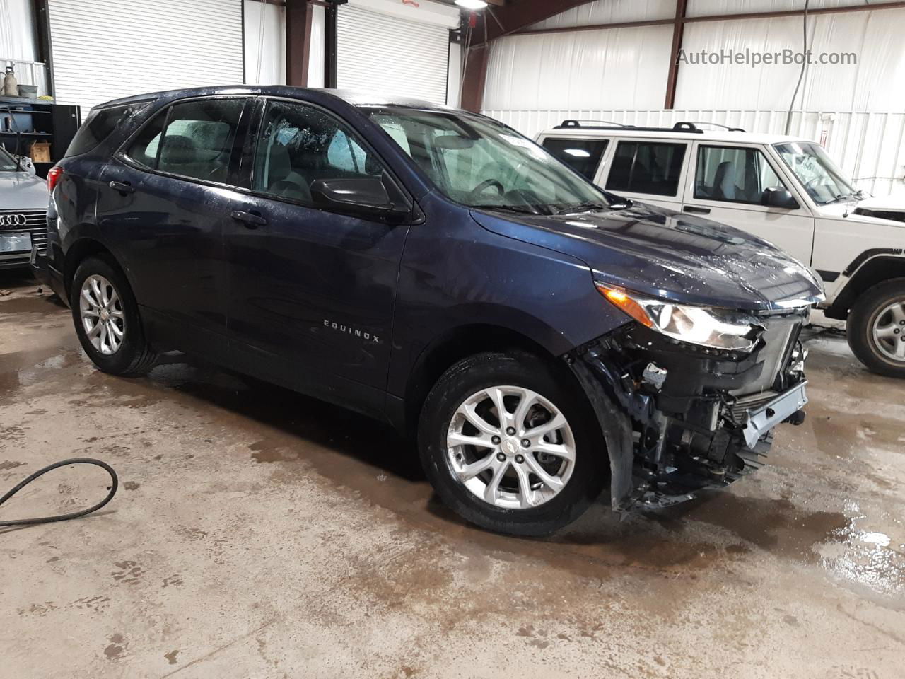 2018 Chevrolet Equinox Ls Синий vin: 3GNAXHEV2JS565368