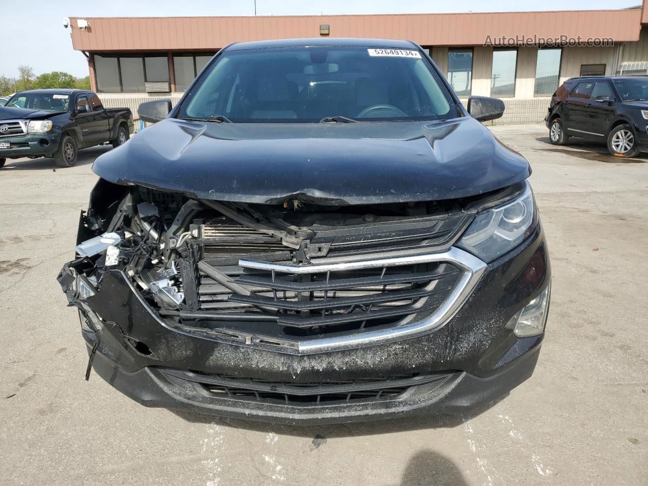 2019 Chevrolet Equinox Ls Black vin: 3GNAXHEV2KL249447