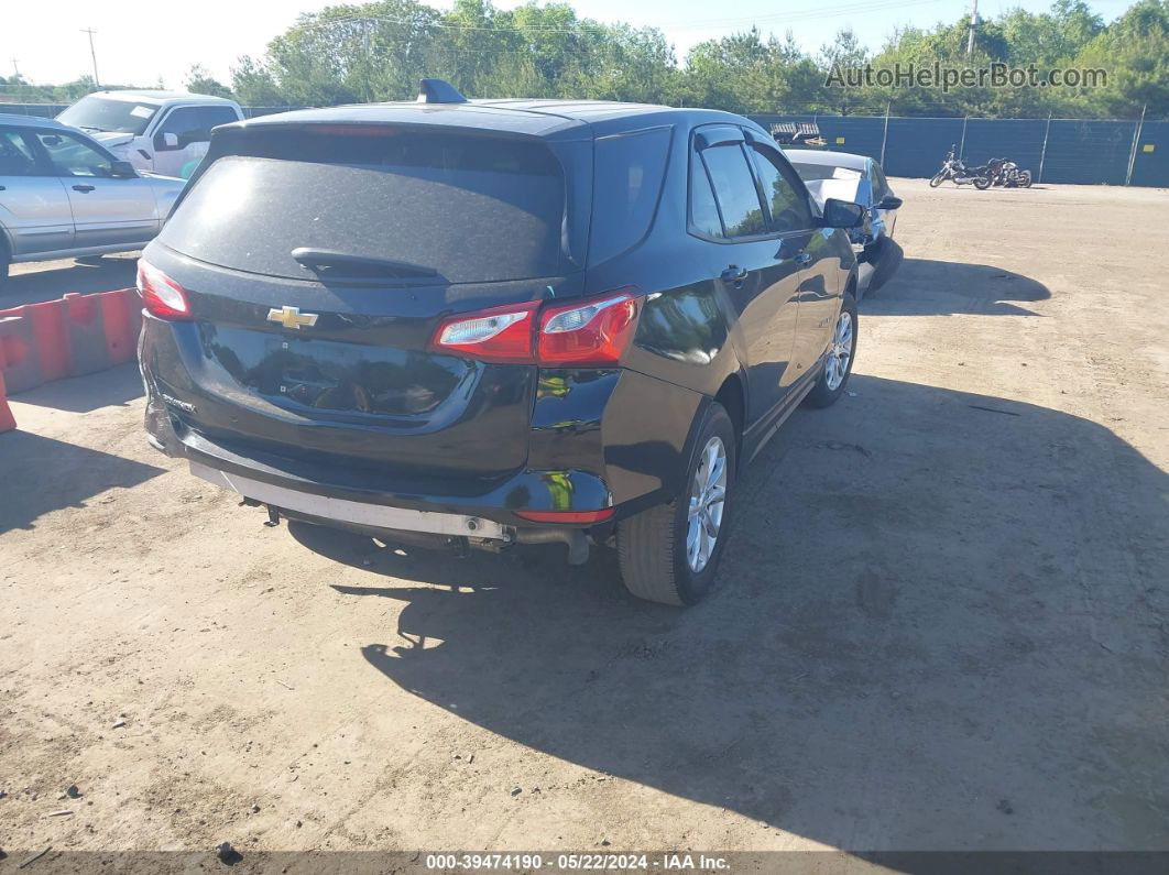 2019 Chevrolet Equinox Ls Черный vin: 3GNAXHEV2KL331100