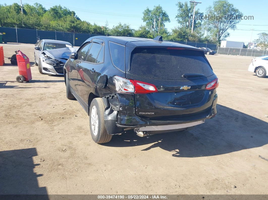 2019 Chevrolet Equinox Ls Black vin: 3GNAXHEV2KL331100