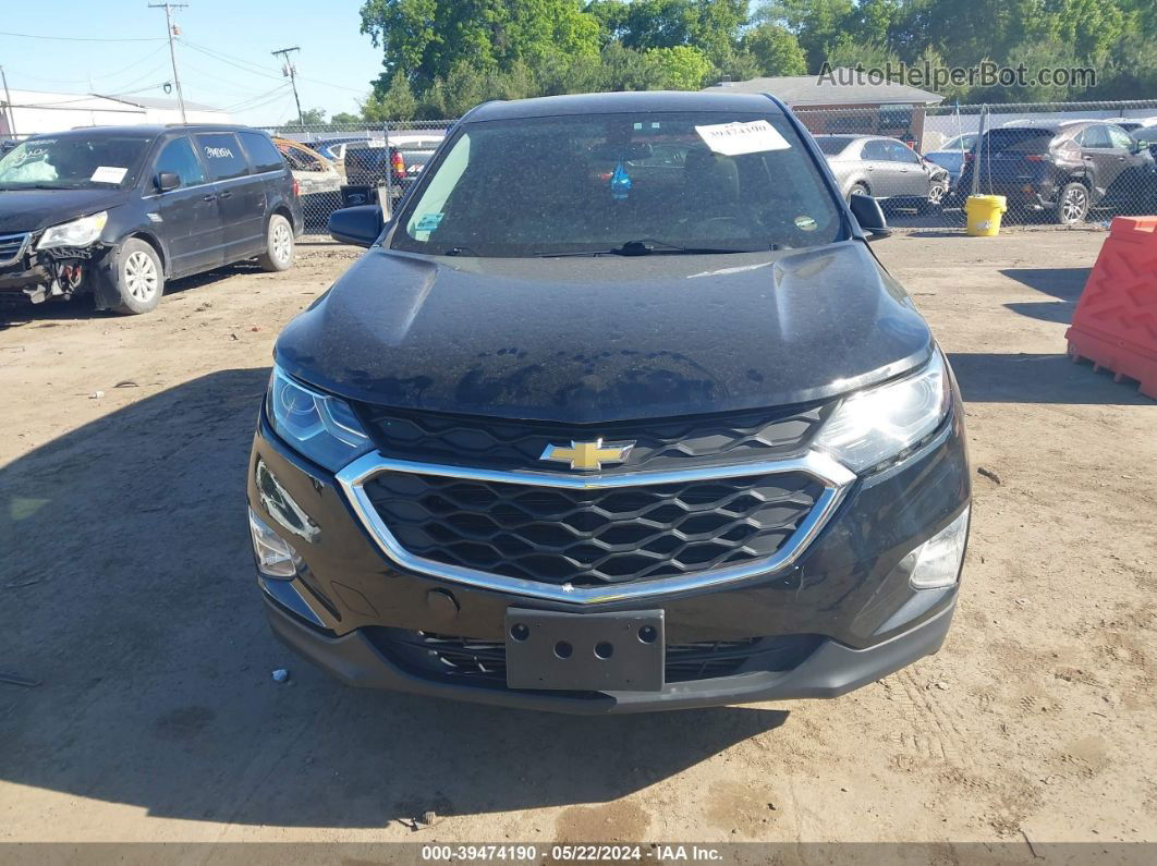 2019 Chevrolet Equinox Ls Black vin: 3GNAXHEV2KL331100