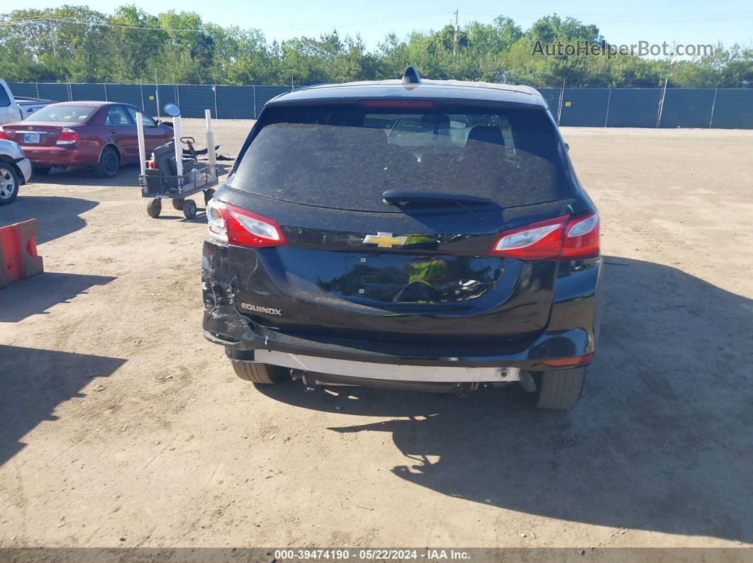 2019 Chevrolet Equinox Ls Black vin: 3GNAXHEV2KL331100