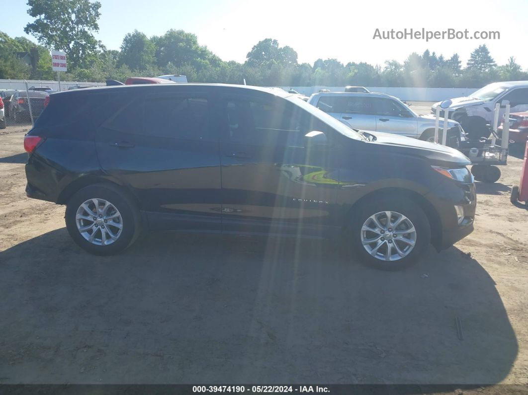 2019 Chevrolet Equinox Ls Black vin: 3GNAXHEV2KL331100