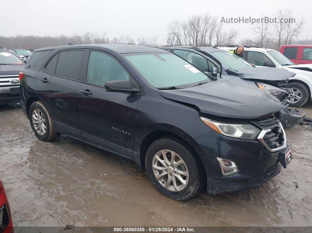 2020 Chevrolet Equinox Fwd Ls Black vin: 3GNAXHEV2LS527576