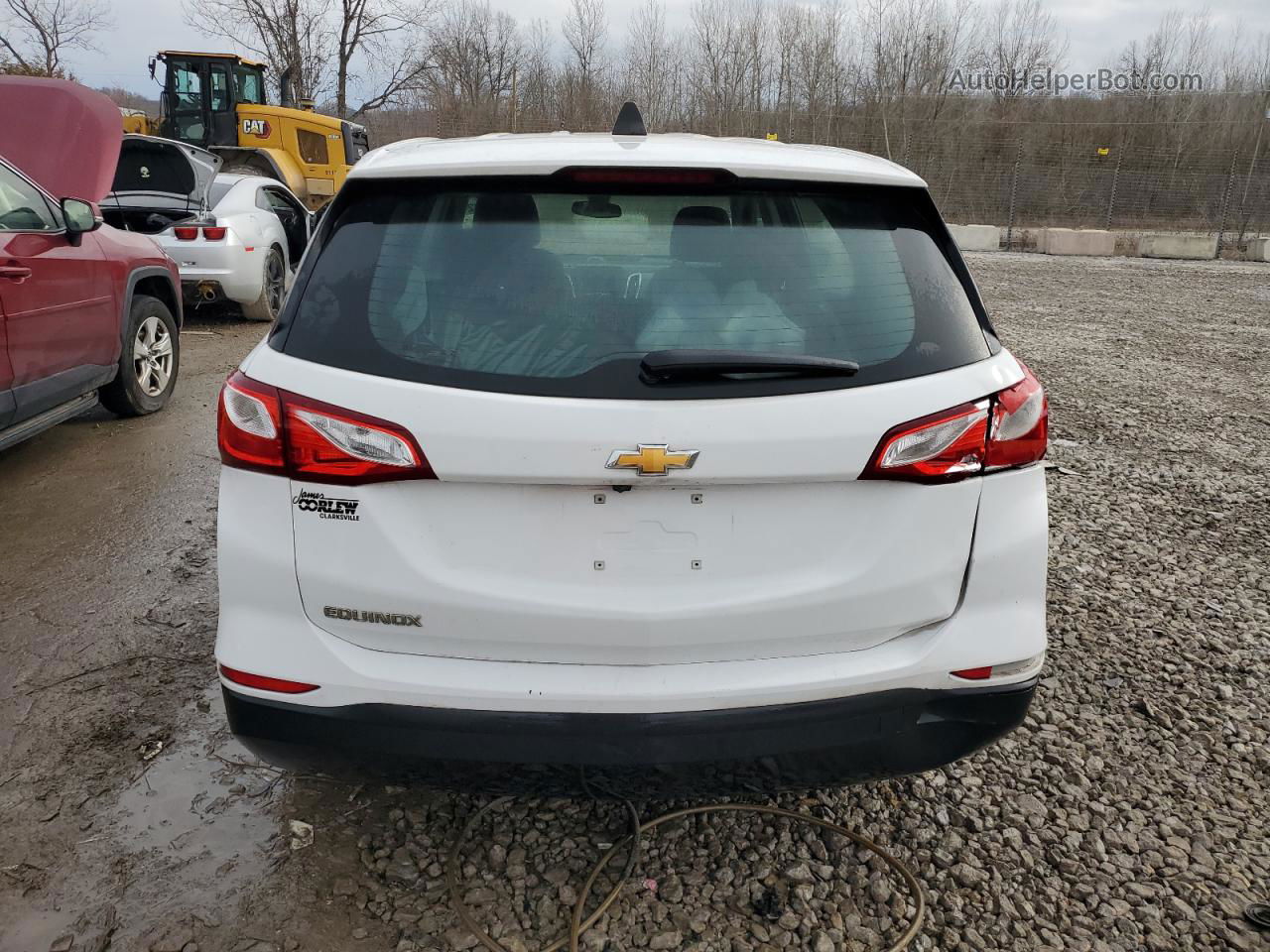 2020 Chevrolet Equinox Ls White vin: 3GNAXHEV2LS536519