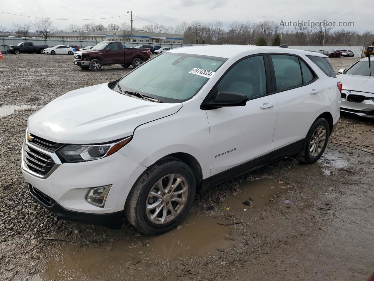 2020 Chevrolet Equinox Ls White vin: 3GNAXHEV2LS536519