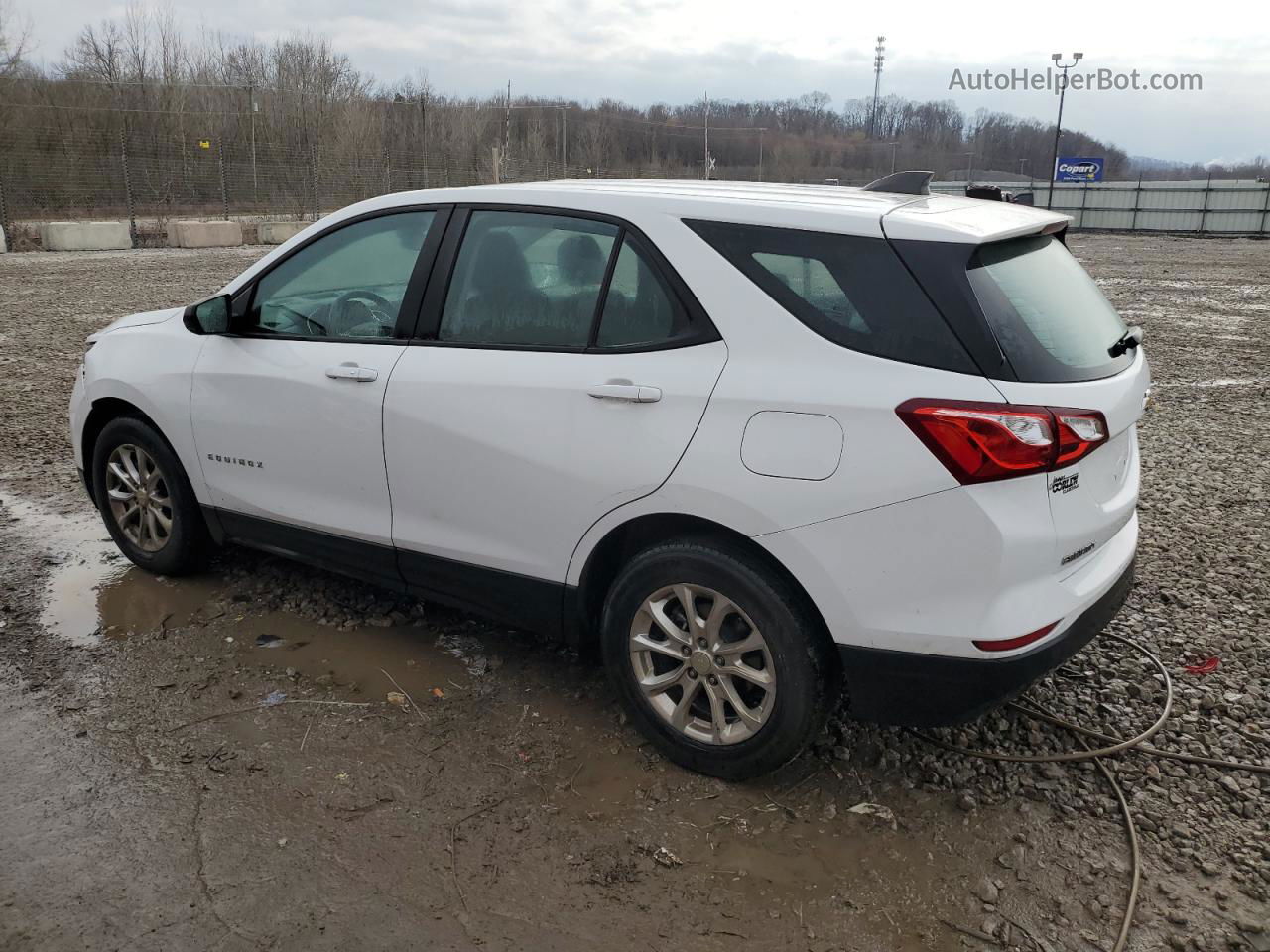 2020 Chevrolet Equinox Ls White vin: 3GNAXHEV2LS536519