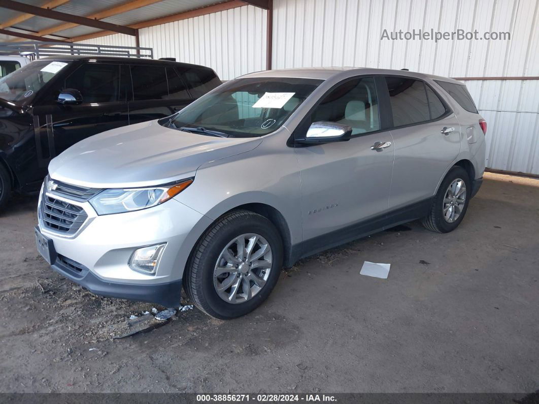 2020 Chevrolet Equinox Fwd Ls Silver vin: 3GNAXHEV2LS582433