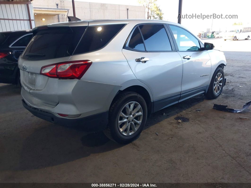 2020 Chevrolet Equinox Fwd Ls Silver vin: 3GNAXHEV2LS582433