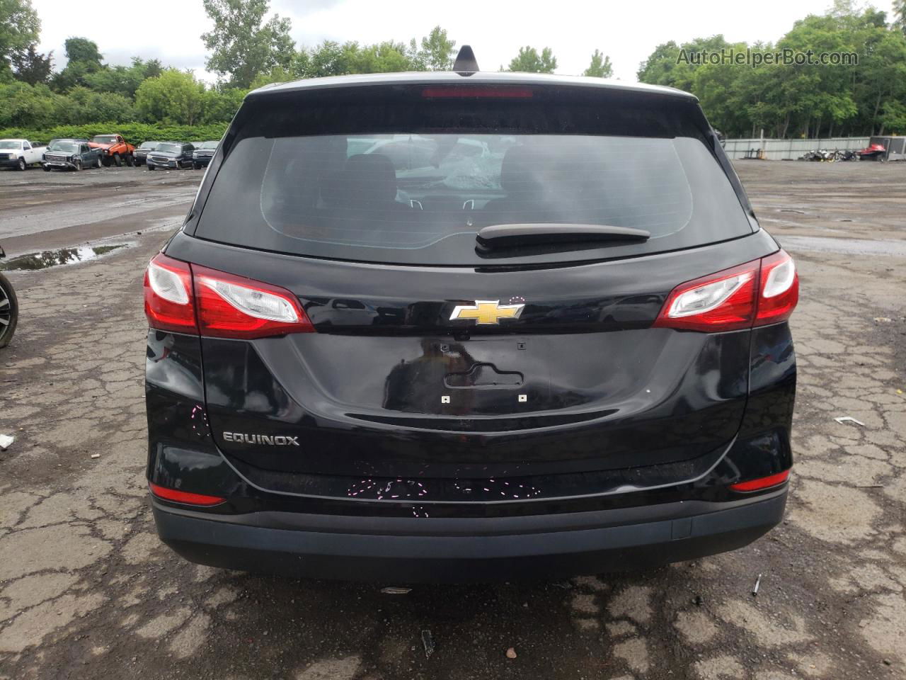 2019 Chevrolet Equinox Ls Black vin: 3GNAXHEV3KL168652