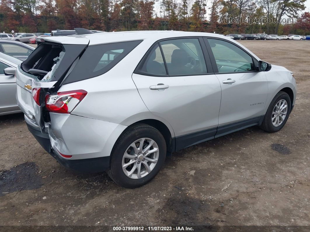 2020 Chevrolet Equinox Fwd Ls Silver vin: 3GNAXHEV3LS620574