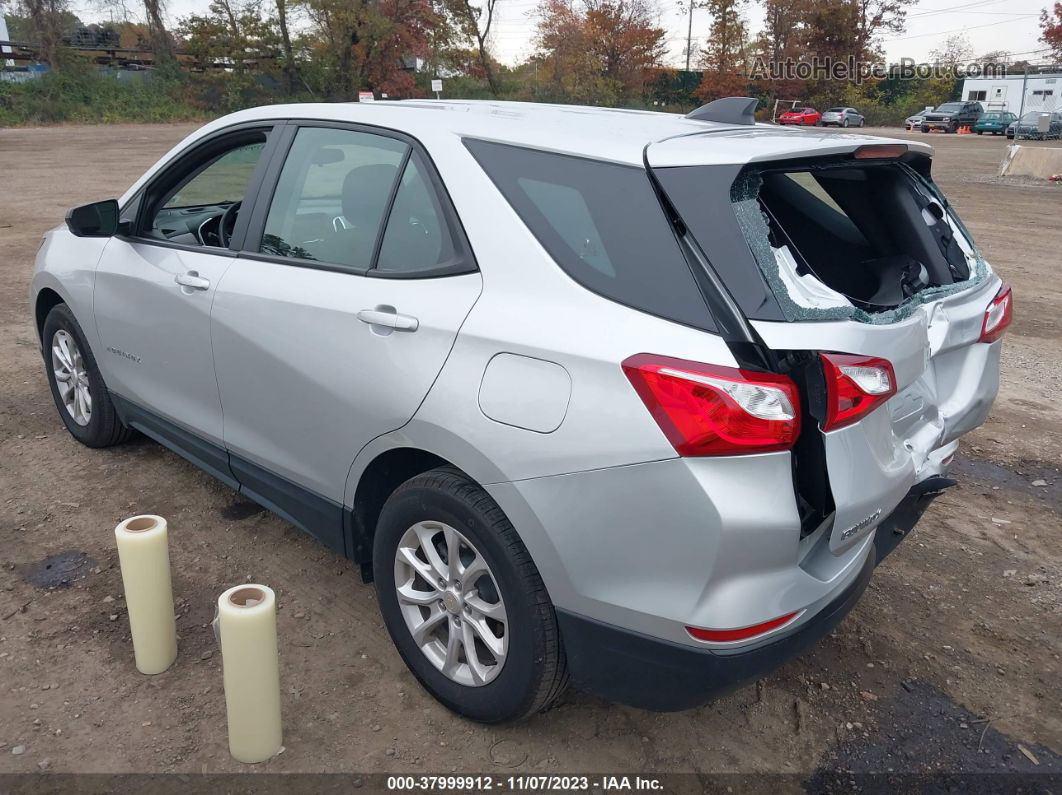 2020 Chevrolet Equinox Fwd Ls Silver vin: 3GNAXHEV3LS620574