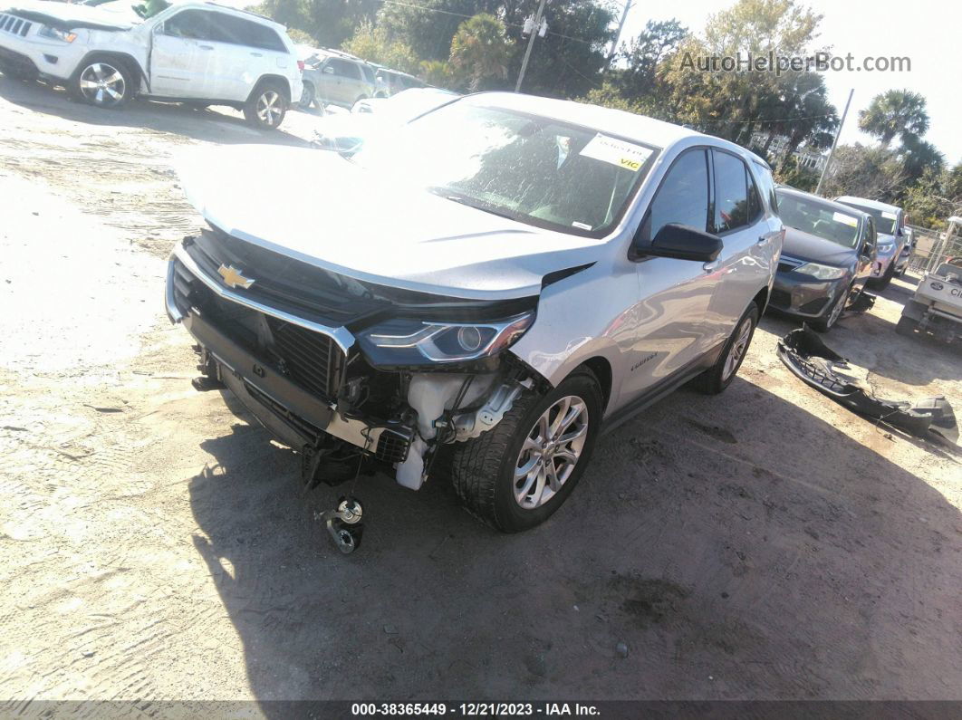 2018 Chevrolet Equinox Ls Silver vin: 3GNAXHEV4JS643570