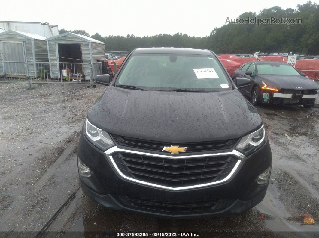 2019 Chevrolet Equinox Ls Black vin: 3GNAXHEV4KL373610