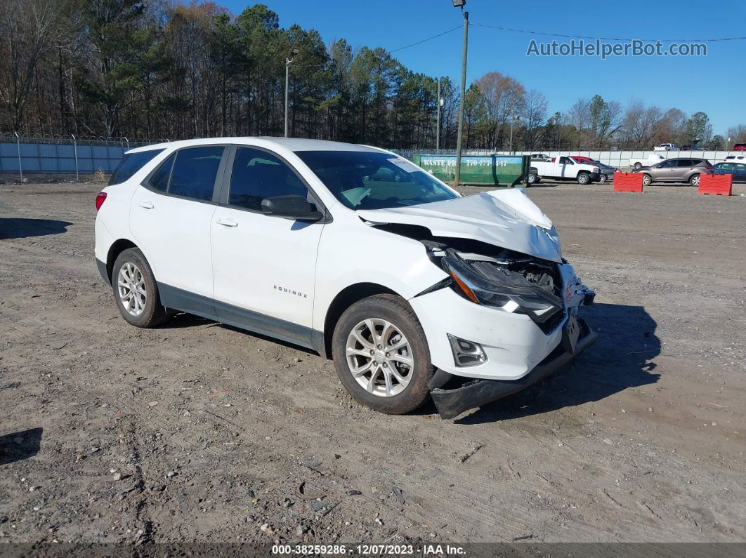 2020 Chevrolet Equinox Fwd Ls Белый vin: 3GNAXHEV4LS621698