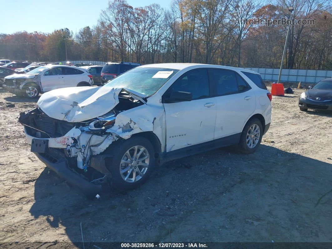 2020 Chevrolet Equinox Fwd Ls White vin: 3GNAXHEV4LS621698