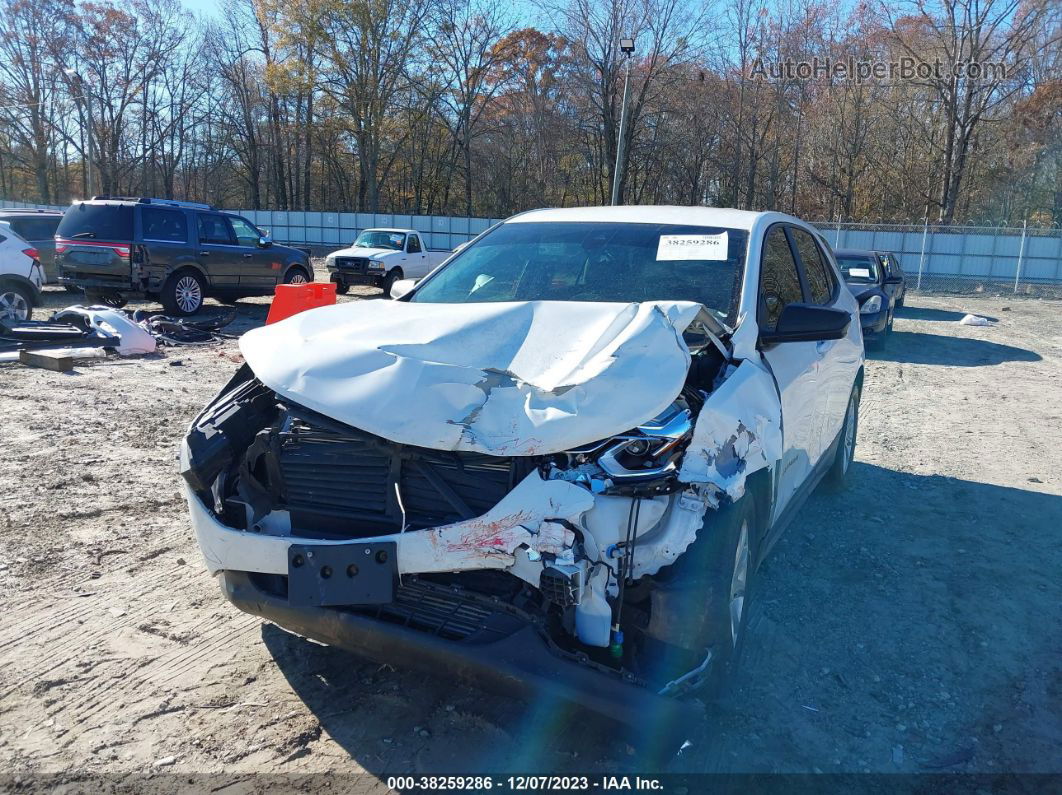 2020 Chevrolet Equinox Fwd Ls White vin: 3GNAXHEV4LS621698