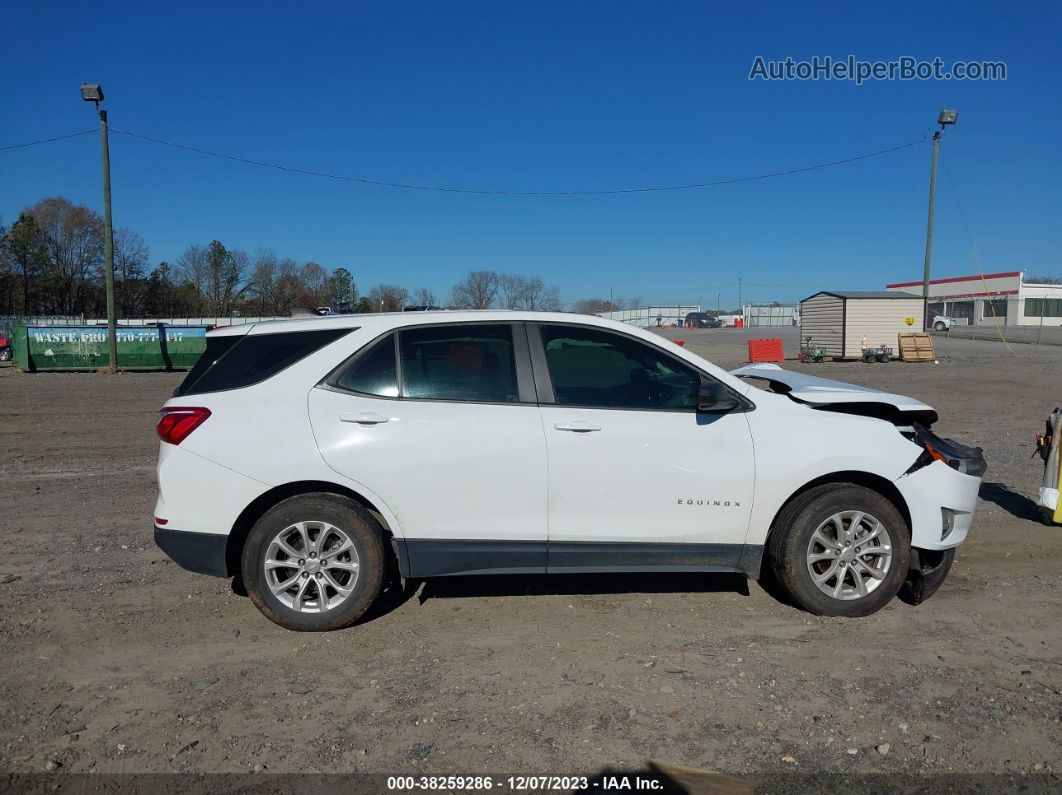 2020 Chevrolet Equinox Fwd Ls White vin: 3GNAXHEV4LS621698