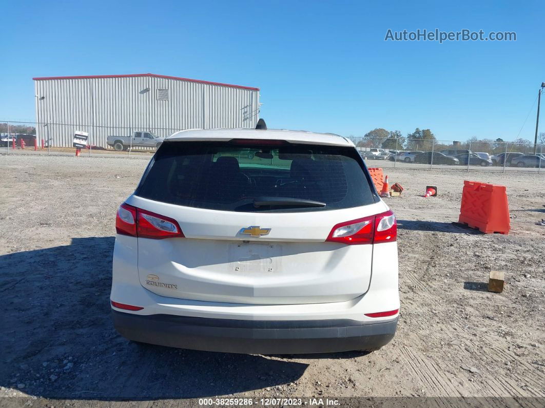 2020 Chevrolet Equinox Fwd Ls White vin: 3GNAXHEV4LS621698