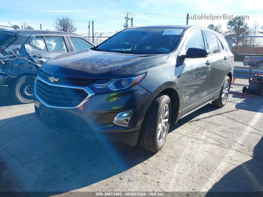 2019 Chevrolet Equinox Ls Gray vin: 3GNAXHEV5KS581386