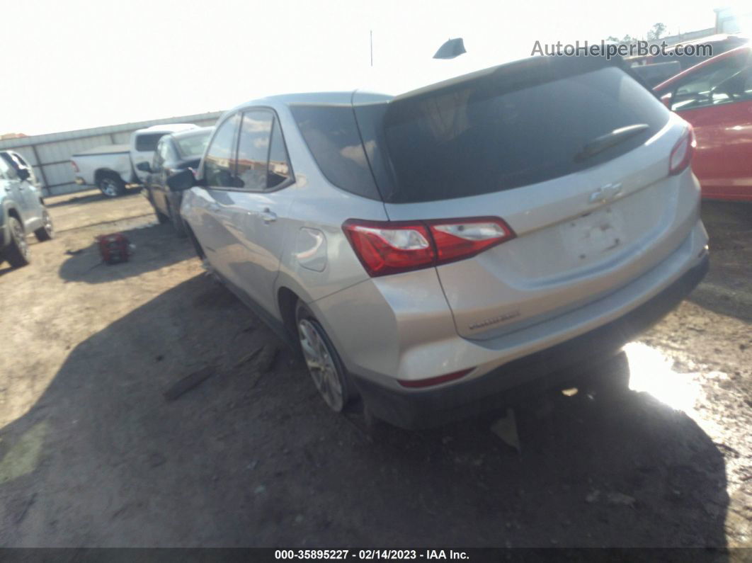 2019 Chevrolet Equinox Ls Silver vin: 3GNAXHEV5KS646480