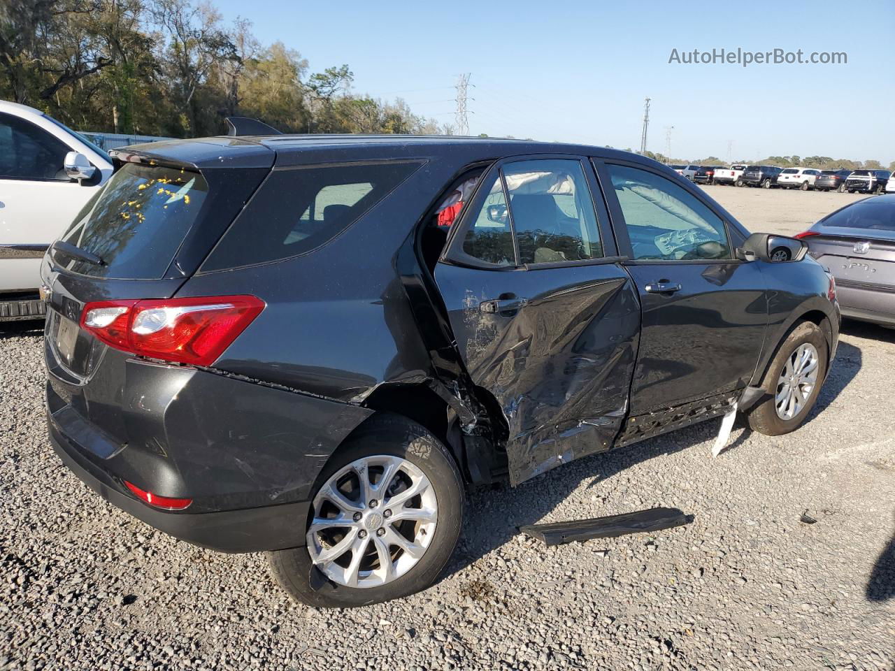 2020 Chevrolet Equinox Ls Charcoal vin: 3GNAXHEV5LS636999