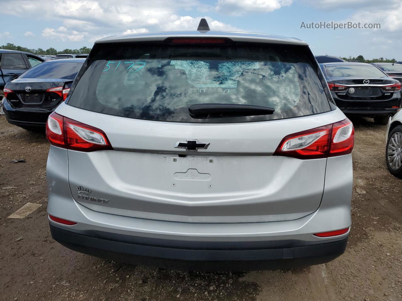 2020 Chevrolet Equinox Ls Silver vin: 3GNAXHEV5LS683076