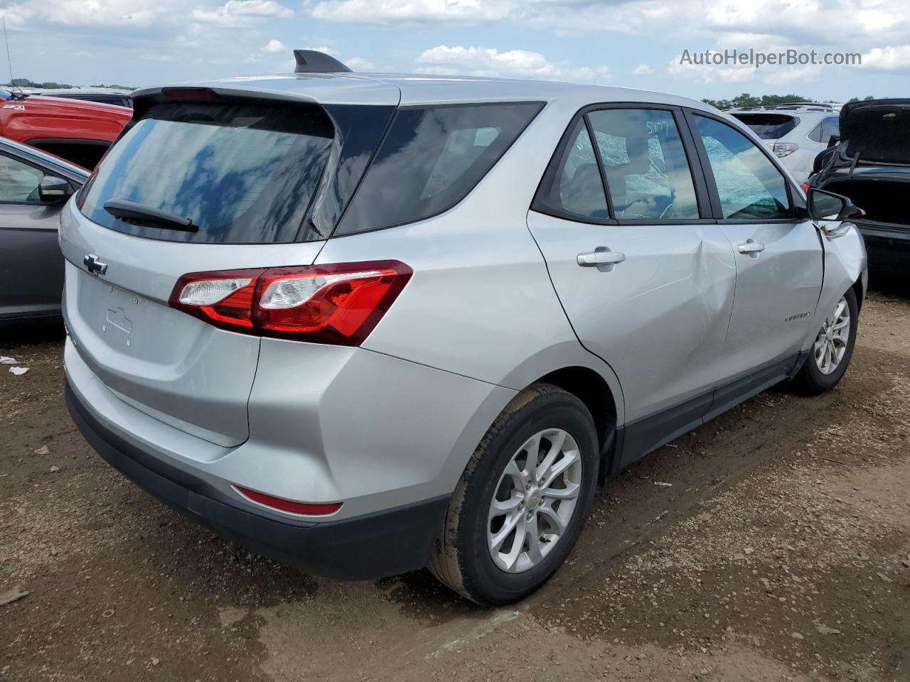 2020 Chevrolet Equinox Ls Silver vin: 3GNAXHEV5LS683076