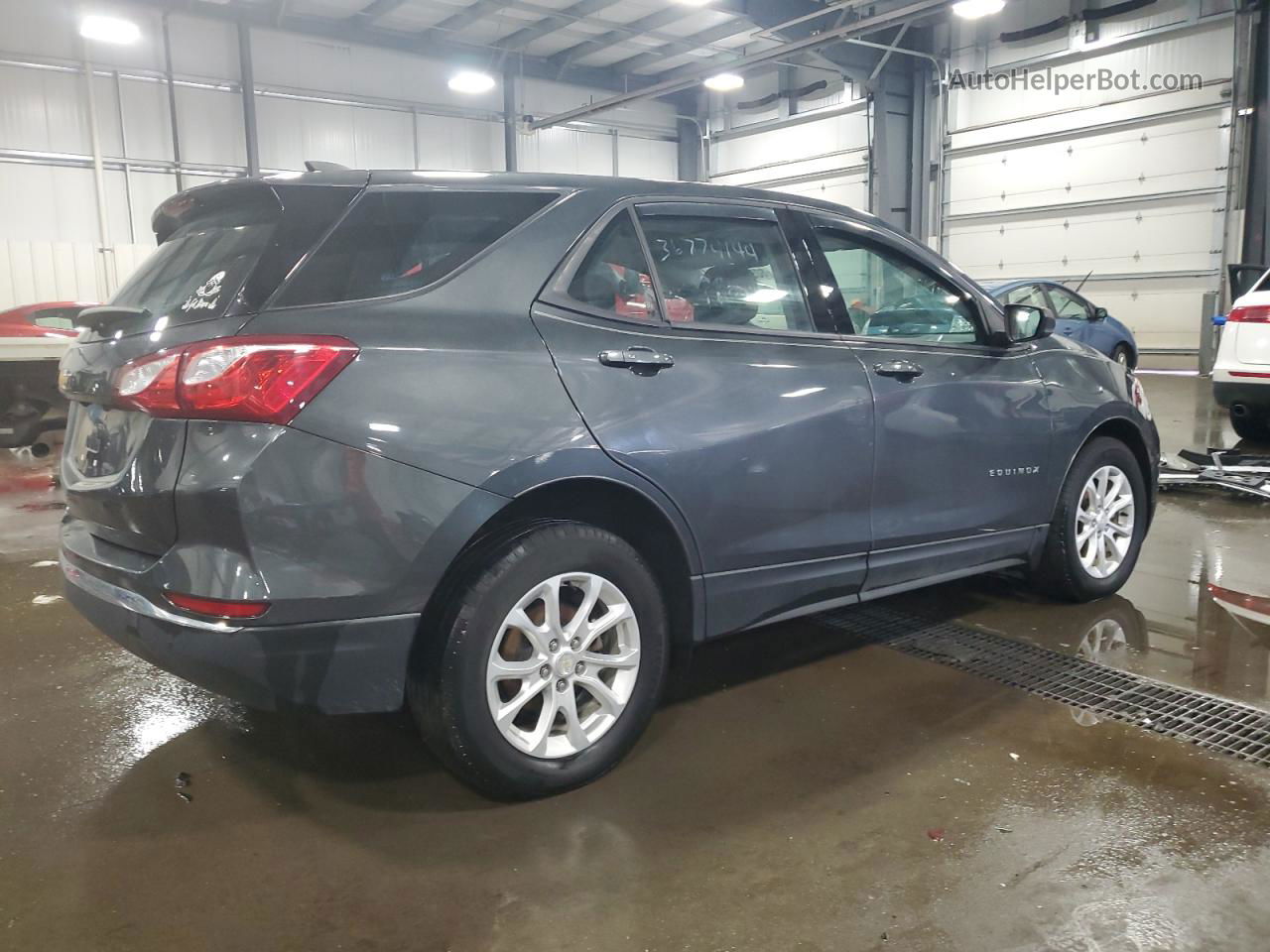 2018 Chevrolet Equinox Ls Gray vin: 3GNAXHEV6JL110033