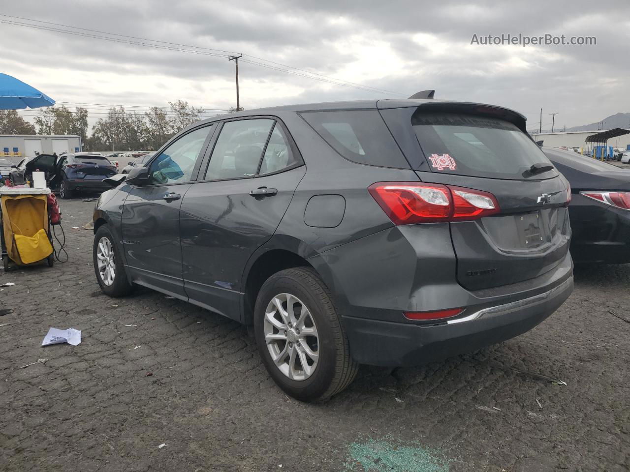 2018 Chevrolet Equinox Ls Charcoal vin: 3GNAXHEV6JL409683