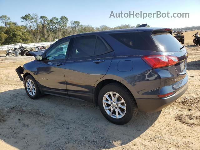 2018 Chevrolet Equinox Ls Blue vin: 3GNAXHEV6JS549030