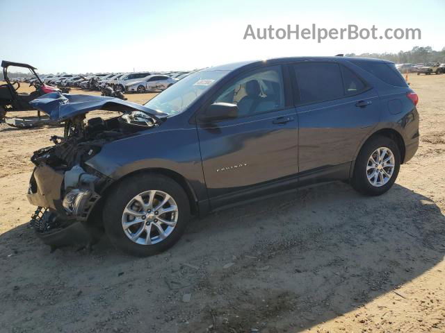 2018 Chevrolet Equinox Ls Blue vin: 3GNAXHEV6JS549030