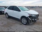 2018 Chevrolet Equinox Ls White vin: 3GNAXHEV6JS554230