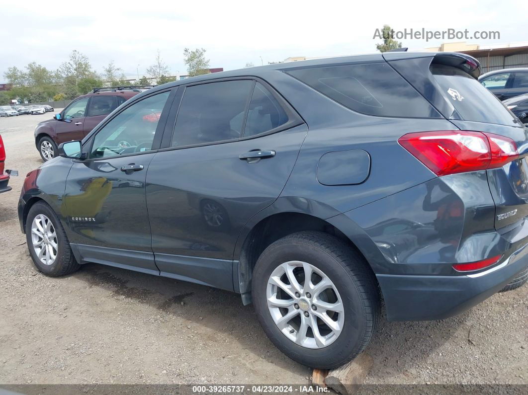 2018 Chevrolet Equinox Ls Gray vin: 3GNAXHEV6JS625538