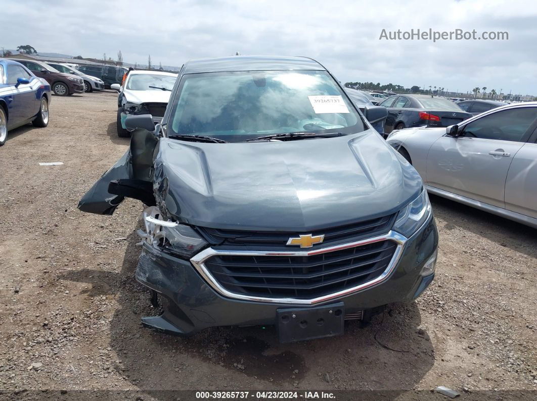 2018 Chevrolet Equinox Ls Gray vin: 3GNAXHEV6JS625538